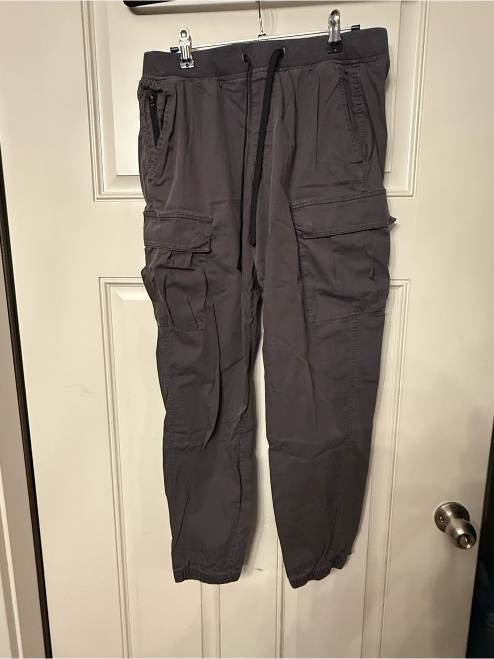 Abercrombie & Fitch Men's Dark Gray Cargo Joggers
